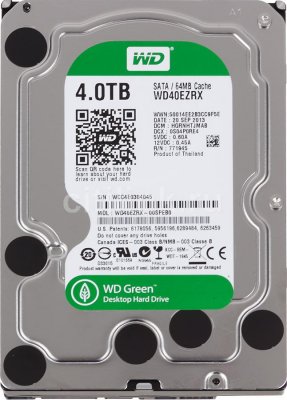   Western Digital Original SATA-III 4Tb 40EZRX Green (5400rpm) 64Mb 3.5" (WD40EZRX)