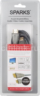  Sparks HDMI-mini HDMI Gold  / 1.8  (SG1143)