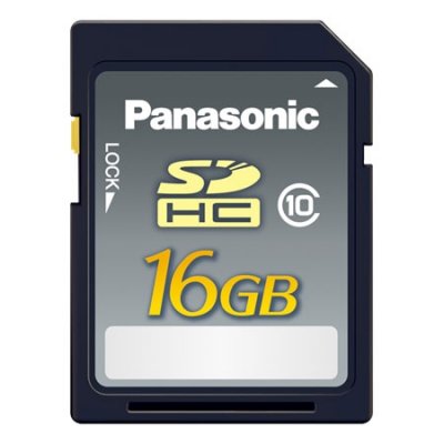   PANASONIC SDHC 16Gb 20MB/s, Class 10 (RP-SDRB16GAK)