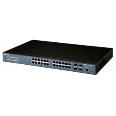  Buffalo (BS-G2124M-EU) 24- 10/100/1000BASE-T SNMP,Web UI,Console