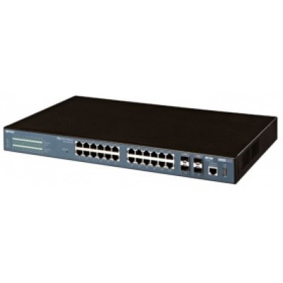  Buffalo (BS-POE-G2124M-EU) 24- 10/100/1000BASE-T POE+(30W),SNMP,Web UI,Console