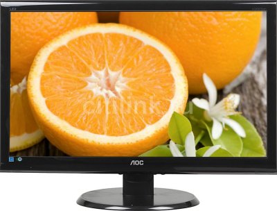  AOC 23.6" E2450Swhk/01 Black TN LED (2GTG)ms 16:9 DVI HDMI M/M 20M:1 250cd