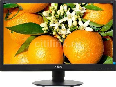  Philips 24" 241S4LYCB (00/01) Black TN LED 5ms 16:9 DVI Pivot 20M:1 250cd DisplayPort