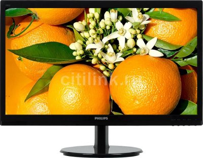  Philips 24" 246V5LSB (00/01) Glossy-Black TN LED 5ms 16:9 DVI 10M:1 250cd