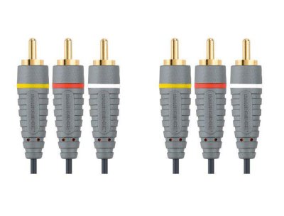  Bandridge BVL5305 3RCA(m)-3RCA(m) 5m