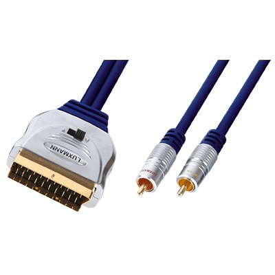  SCART(m) - 2xRCA(m) 2.0  Luxmann ( 405-113-9 )