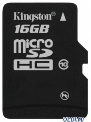   MicroSDHC 16GB Kingston Class10 no Adapter (SDC10/16GBSP)