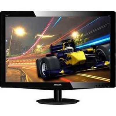  Philips 19" 190V4LSB/01 Glossy-Black TN LED 5ms 16:10 DVI 10M:1 200cd