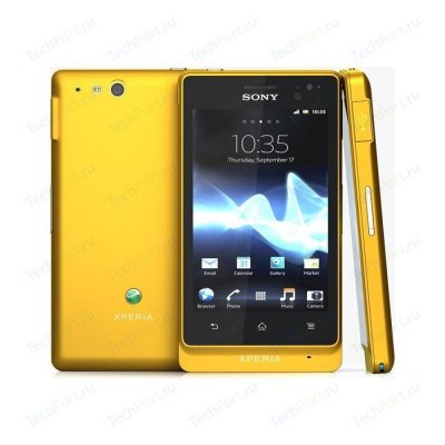  Sony ST27i Xperia Go Warm Yellow (1GHz, 320x480, 3.5" GPRS+BT2.1+WiFi+GPS, MP3, FM, And