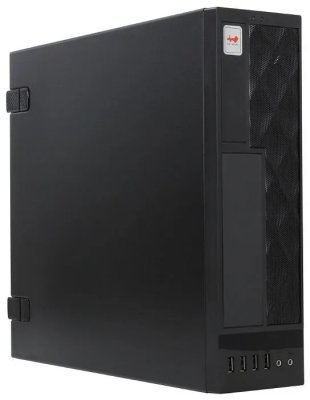  Desktop Slim Case InWin CE052S Black 300W 2*USB3.0+2*USB2.0+AirDuct+Fan+Audio mATX