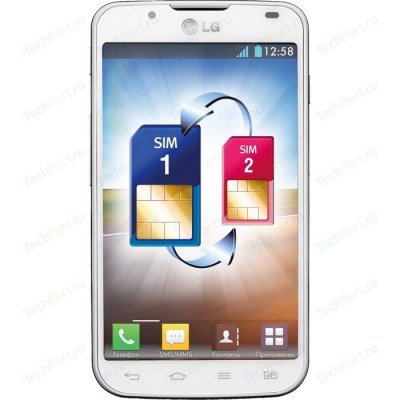   LG LG Optimus L7 II Dual P715 White White