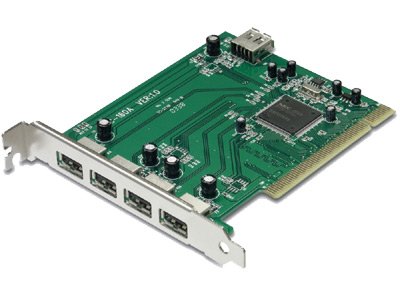  TRENDnet TU2-H5PI 5-Port USB2.0 Host PCI Adapter (RTL) 4 port-ext, 1 port-int