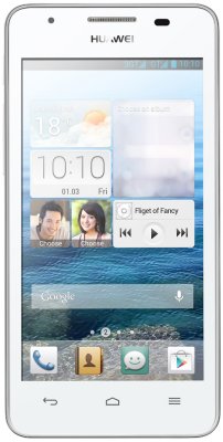   Huawei G525 White /2 sim/Android/2x1200MHz/4.5/" IPS/540x960/5.0mpx/4GB/microSD/1700