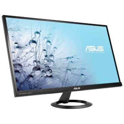  27" ASUS VX279H Black AH-IPS, LED, 1920x1080, 5ms, 250 cd/m2, ASCR 80M:1, D-Sub, HDMI/MHL, 1