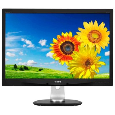  24" PHILIPS 240P4QPYEB/00(01) Black    (61 cm, IPS, LED, Wide, 1920x1200, 5(