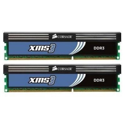   Corsair CMX4GX3M2B1600C9 DDR3, 2, PC3-12800, 1600, DIMM