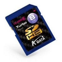 8Gb   SecureDigital (SDHC) A-Data SDHC Secure Digital Super, Class 6