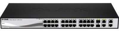  D-Link Switch DES-1210-28 24 ports Switch Ethernet 10/100 Mbps/2xGigabit Ethernet/2xSFP