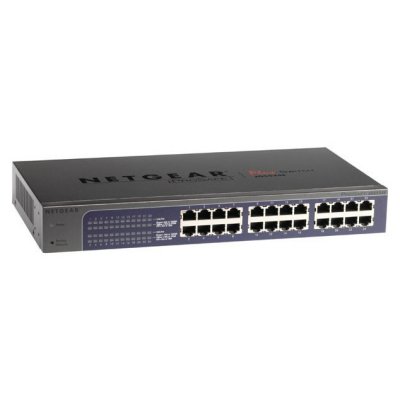  Netgear (JGS524E-100PES) ProSafe Plus 24- 10/100/1000 /, GUI, 19/"