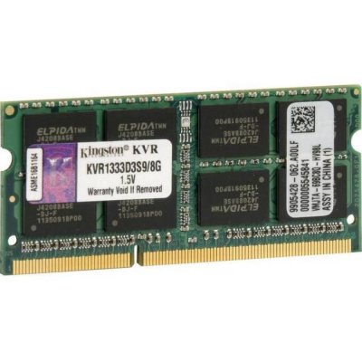   Kingston SO-DDR3 8Gb 1333MHz (KVR1333D3S9/ 8G) RTL Non-ECC (KVR1333D3S9/ 8G)