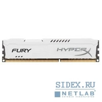   8Gb PC3-10600 1333MHz DDR3 DIMM CL9 Kingston HX313C9FW/8 HyperX FURY White Series