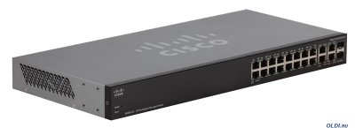  Cisco SRW2016-K9-EU  16  10/100/1000Mbps 2xSFP