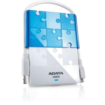    HDD A-Data HV610 1Tb White-Blue AHV610-1TU3-CWHBL