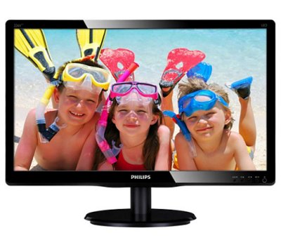  21.5" Philips 226V4LAB/00(01) Black [LED, LCD, Wide, 1920x1080, 5 ms, 170/160, 250 cd/m, 1