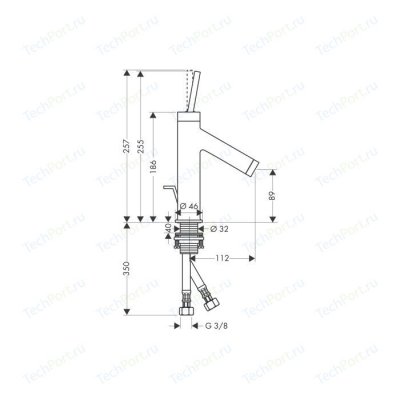 Hansgrohe Axor Starck   ,   1 1/4 (10111000)