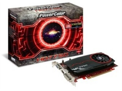  4Gb (PCI-E) PowerColor AX7750 4GBK3-H (HD7750, GDDR3, 128 bit, HDCP, VGA, DVI, HDMI, Reta