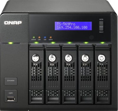 QNAP TS-569 Pro  RAID-      . Intel Atom D2700 2,13