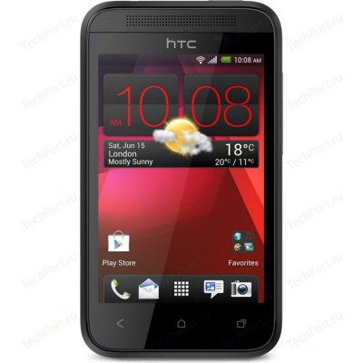  HTC Desire 200 (Black) 1GHz, 512MbRAM, 3.5" 480x320, 3G+BT+WiFi+GPS, 4Gb+microSD, 5Mpx,