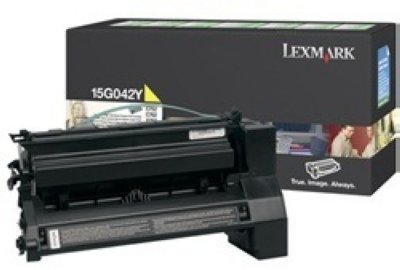 15G042Y  Lexmark (C752/C762) Return Yellow .