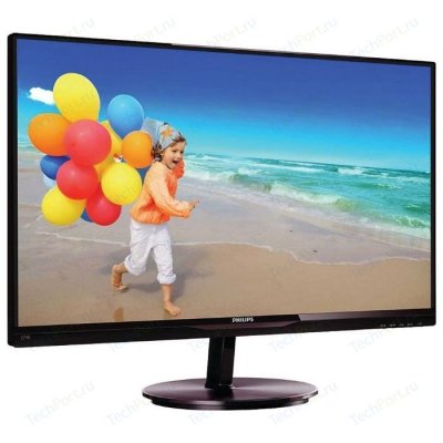  27" Philips 274E5QHAB/00(01) Black-Cherry (IPS, LED, LCD, Wide, 1920x1080, 5 ms, 178/178,