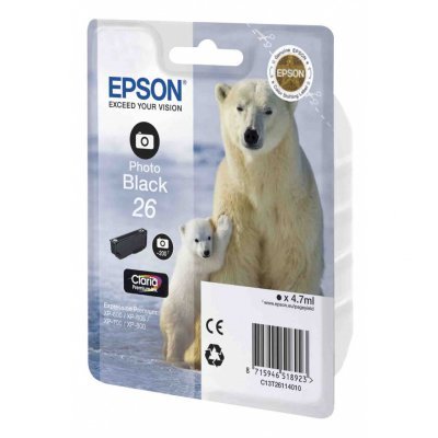 T26114010     Epson Photo Black 26