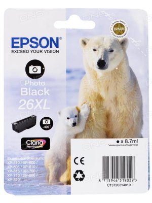 T26314010 EPSON 26XL     Expression XP-600/605/700/800