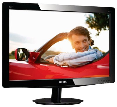  22" Philips 220V4LSB/00(01) gl.Black 1920x1080, 5ms, 250 cd/m2, 1000:1 (DCR 20M:1), D-Sub, D