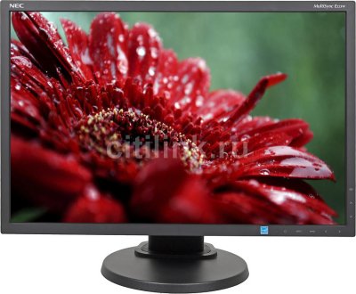  22" NEC MultiSync E223W Black TN LED 1680x1050 5ms VGA DVI DisplayPort