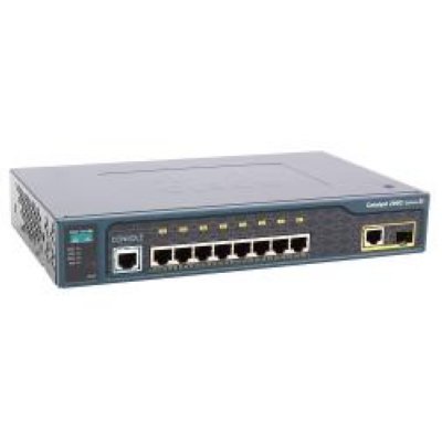 Cisco WS-C2960C-8TC-S  Catalyst 2960C Switch 8 FE, 2 x Dual Uplink, Lan Lite