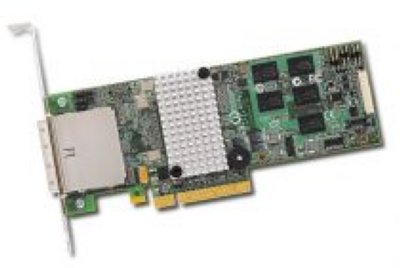 LSI MegaRAID SAS9280-8E  SAS (PCI-E 2.0 x8, LP, EXTERNAL,SAS6G, RAID 0,1,10,5,6, 8port (2*