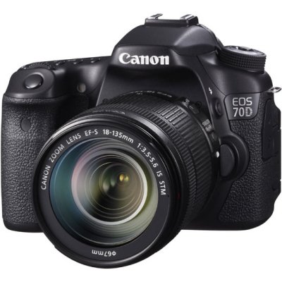  Canon EOS 70D KIT (, 20.2Mp, WiFi, ISO12800, EF18-135 IS STM, 3", SDHC)