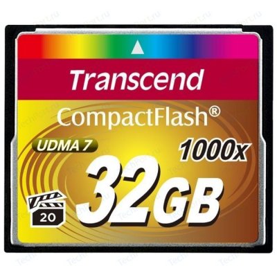   TRANSCEND CompactFlash 32GB (1000X) TS32GCF1000