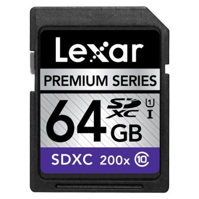   Lexar Premium SDXC 64Gb 200x (30 MB/s)