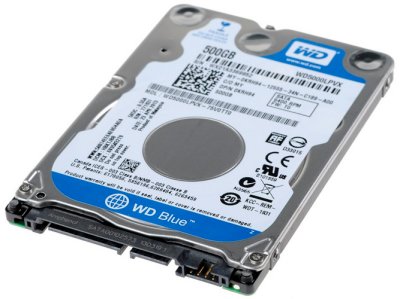   Western Digital Original SATA-III 500Gb 5000LPVX Blue (5400rpm) 8Mb 2.5" (WD5000LPVX)