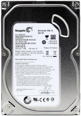   3.5" 500  Seagate Barracuda 7200.12 SATA3 7200rpm 16mb ( ST500DM002 ) OEM