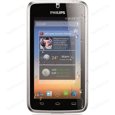  Philips W8500 -  3G 2Sim 4.3" And4.1 WiFi BT GPS  IP67