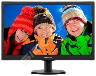  Philips 203V5LSB26/62(10) WLED;1600x900(16:9);5ms;16,7m;10M:1;VGA (D-Sub),Black