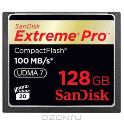   Sandisk Compact Flash eXtreme Pro 128GB (SDCFXP-128G-X46)