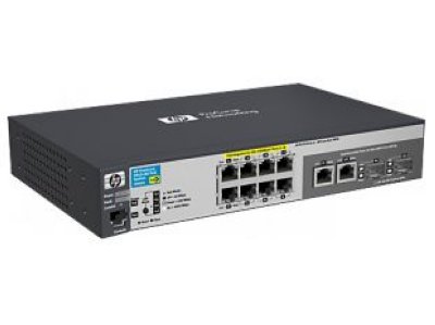 HP J9562A  PoE 2915-8G-PoE (Managed, 8*10/100/1000 + 2*10/100/1000 or SFP, L3, PoE, 19")