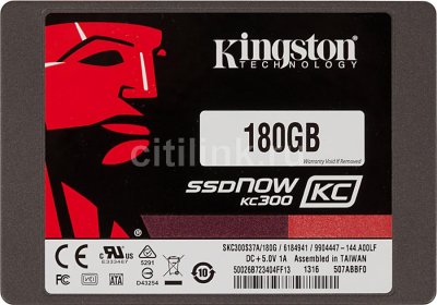 Kingston SKC300S3B7A/180G   SSD 2.5" SSDNow KC300 MLC 180GB SATA 6